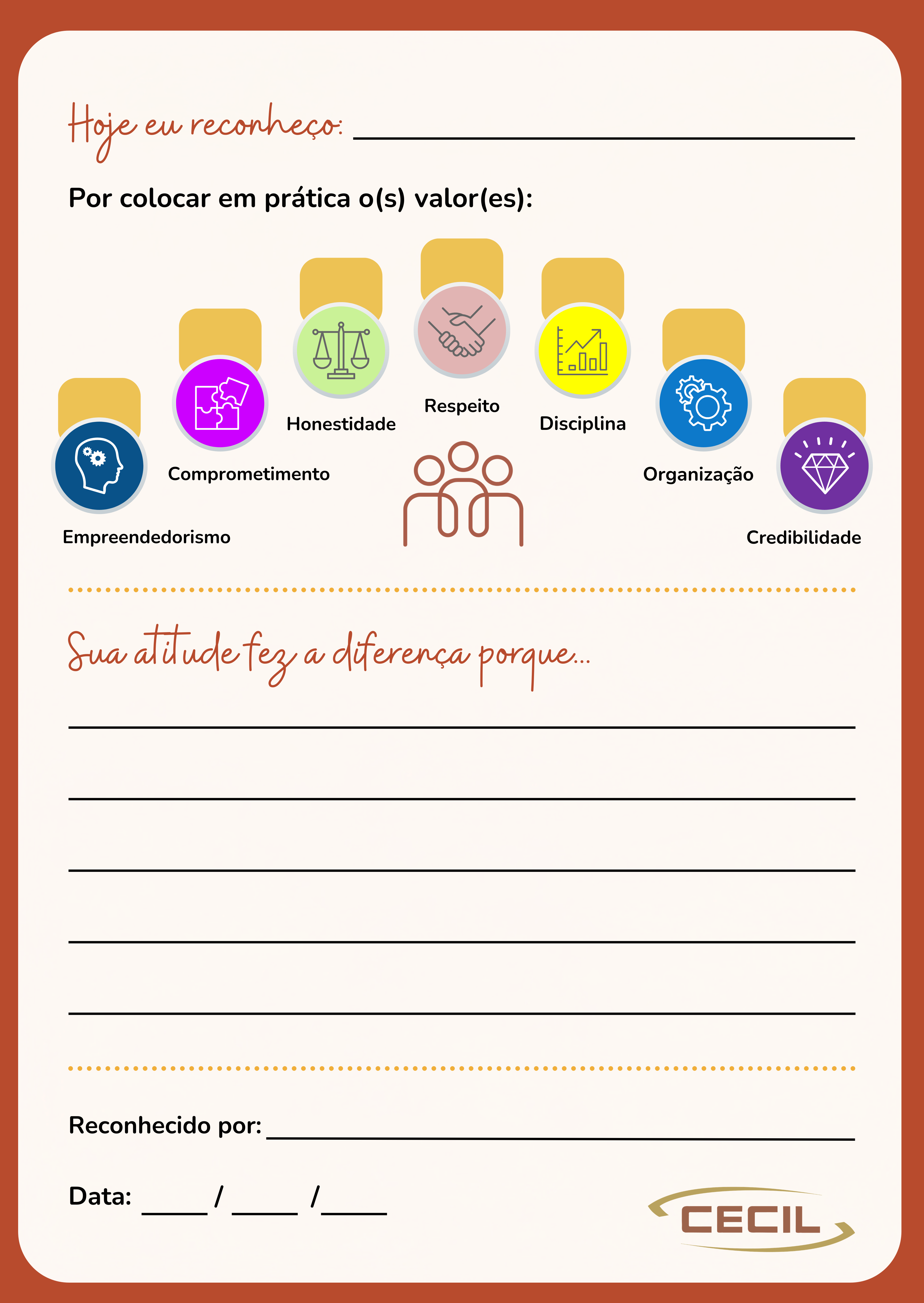 Verso do Cartão Conecta da Cecil
